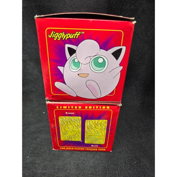 Pokémon Pokeball Jigglypuff Limited Edition Gold Plated 23K Pokemon Card 2 Sets - Picture 4 of 9